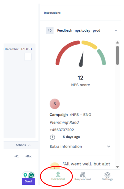 Conversation Custom Card - Agent