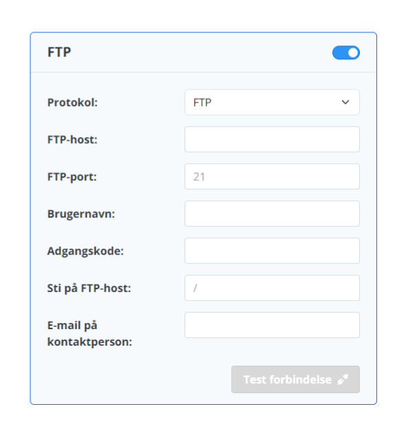 FTP fields