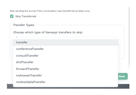 Skip transfer