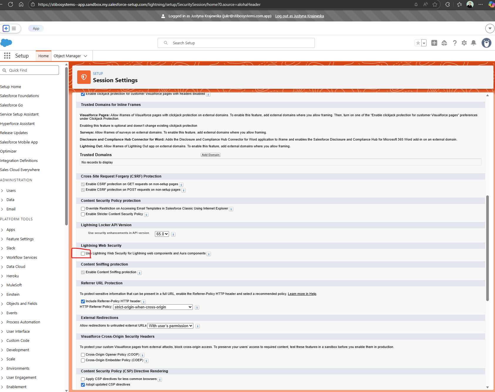 Lightning Web Security