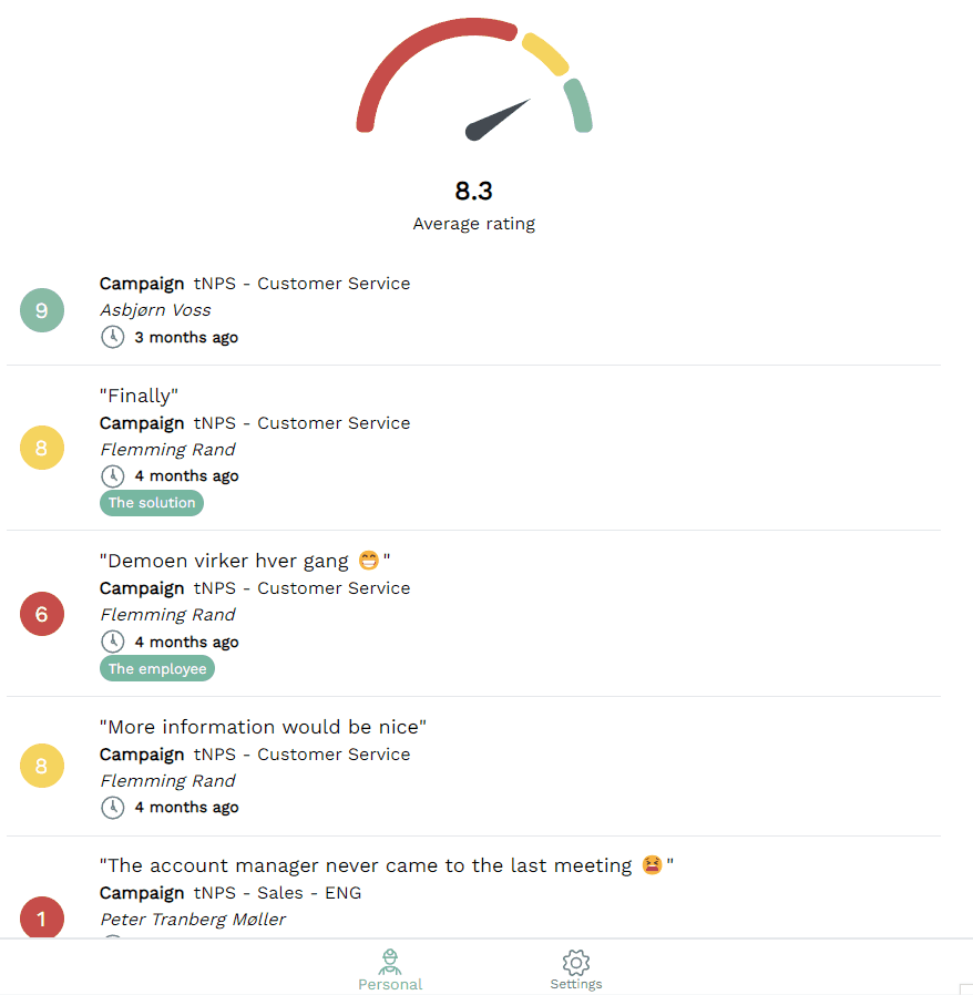 Show case Feedback App
