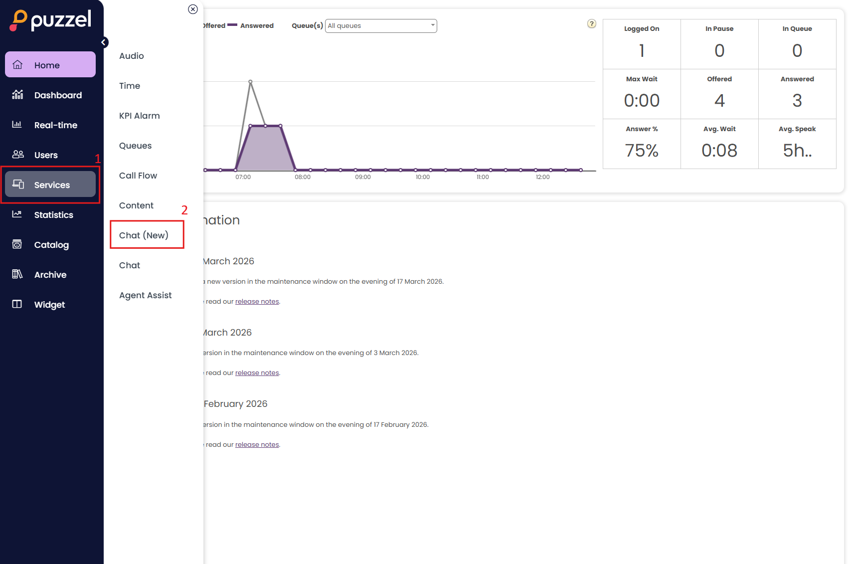Navigate to configurations